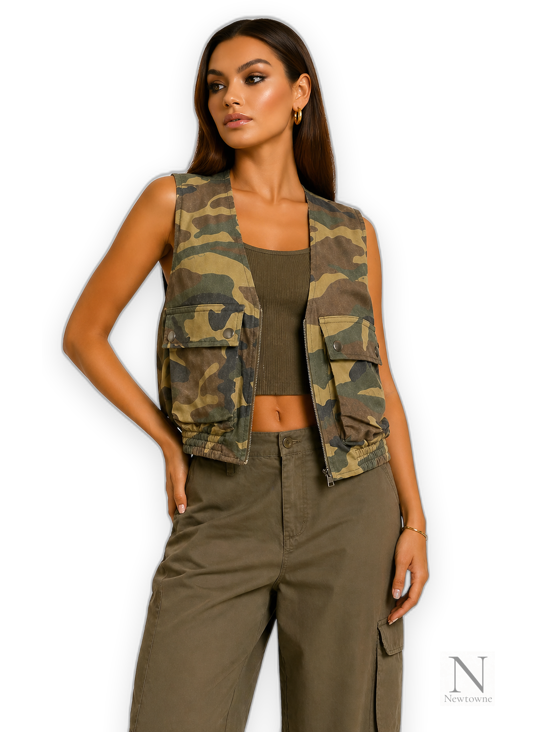 Petar Petrov Forest Camouflage Vest
