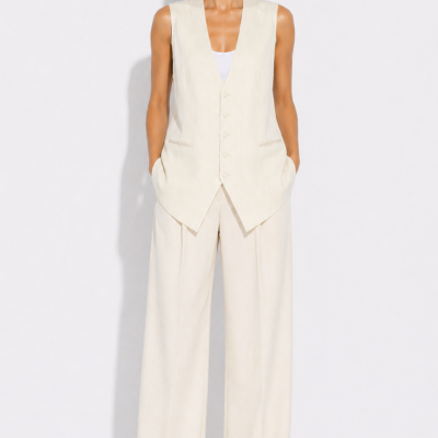 Petar Petrov Wali Straw Waistcoat