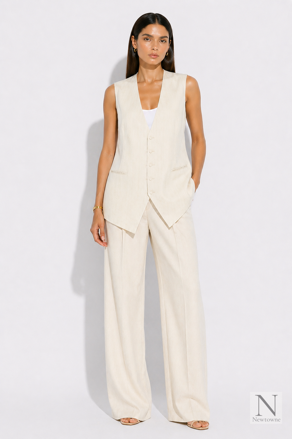 Petar Petrov Wali Straw Waistcoat