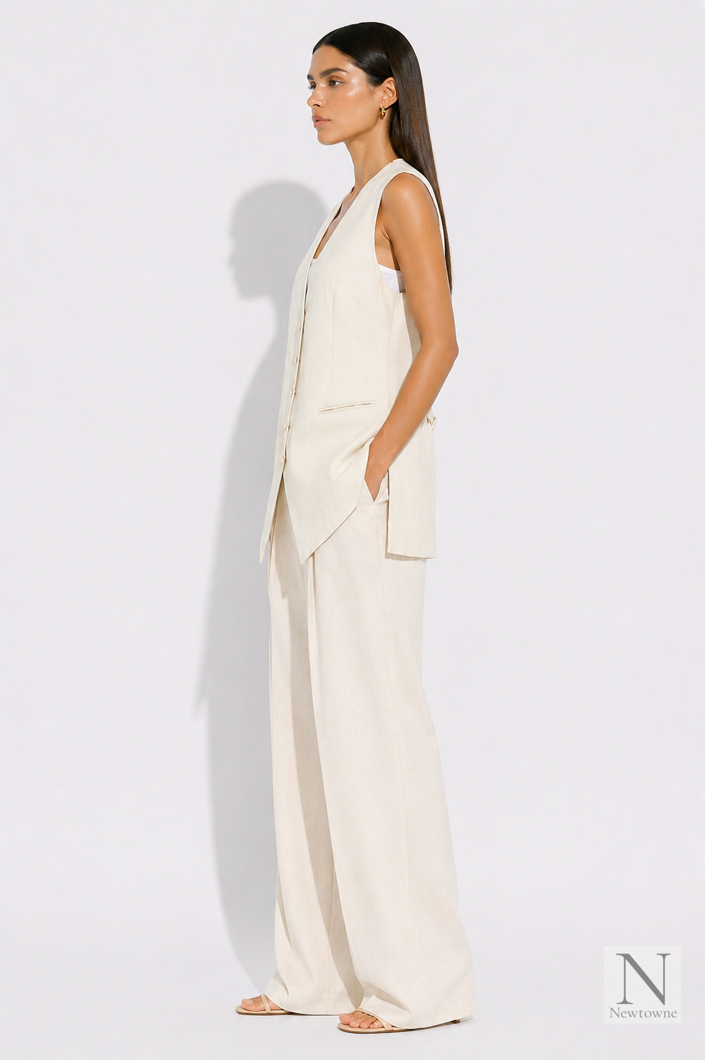 Petar Petrov Wali Straw Waistcoat