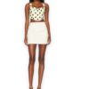 Area NYC Polka Dot Bustier — Cream Yellow