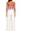 Area NYC Ombre Multi Crystal Bustier — Pink