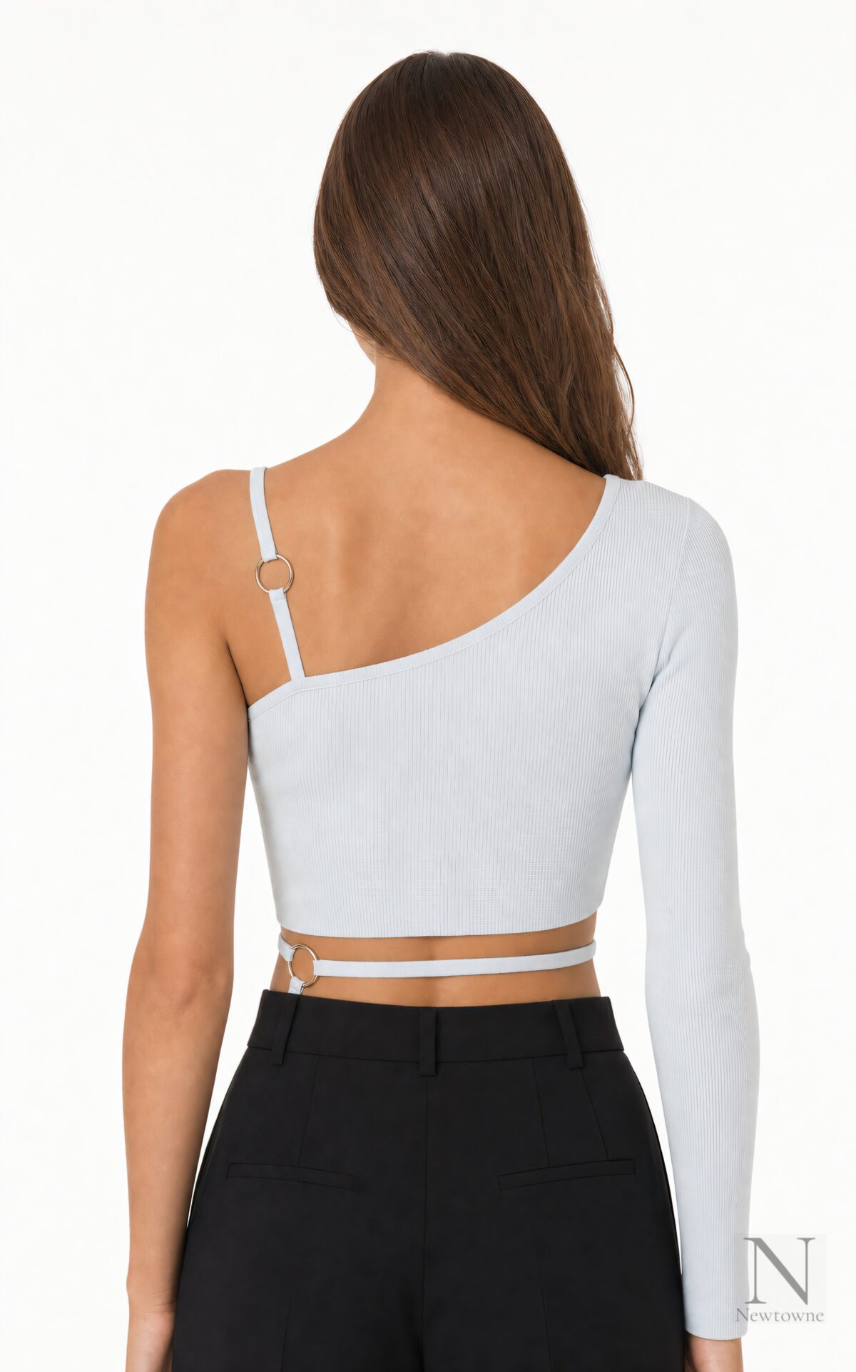 Aya Muse Amalfi Knit Top — Ice Melt