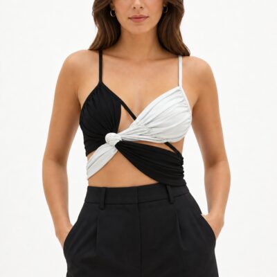 ATXV Lira Top — Black Silver