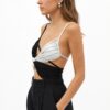 ATXV Lira Top — Black Silver