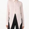 Alex Perry Caden Shirt — Blush