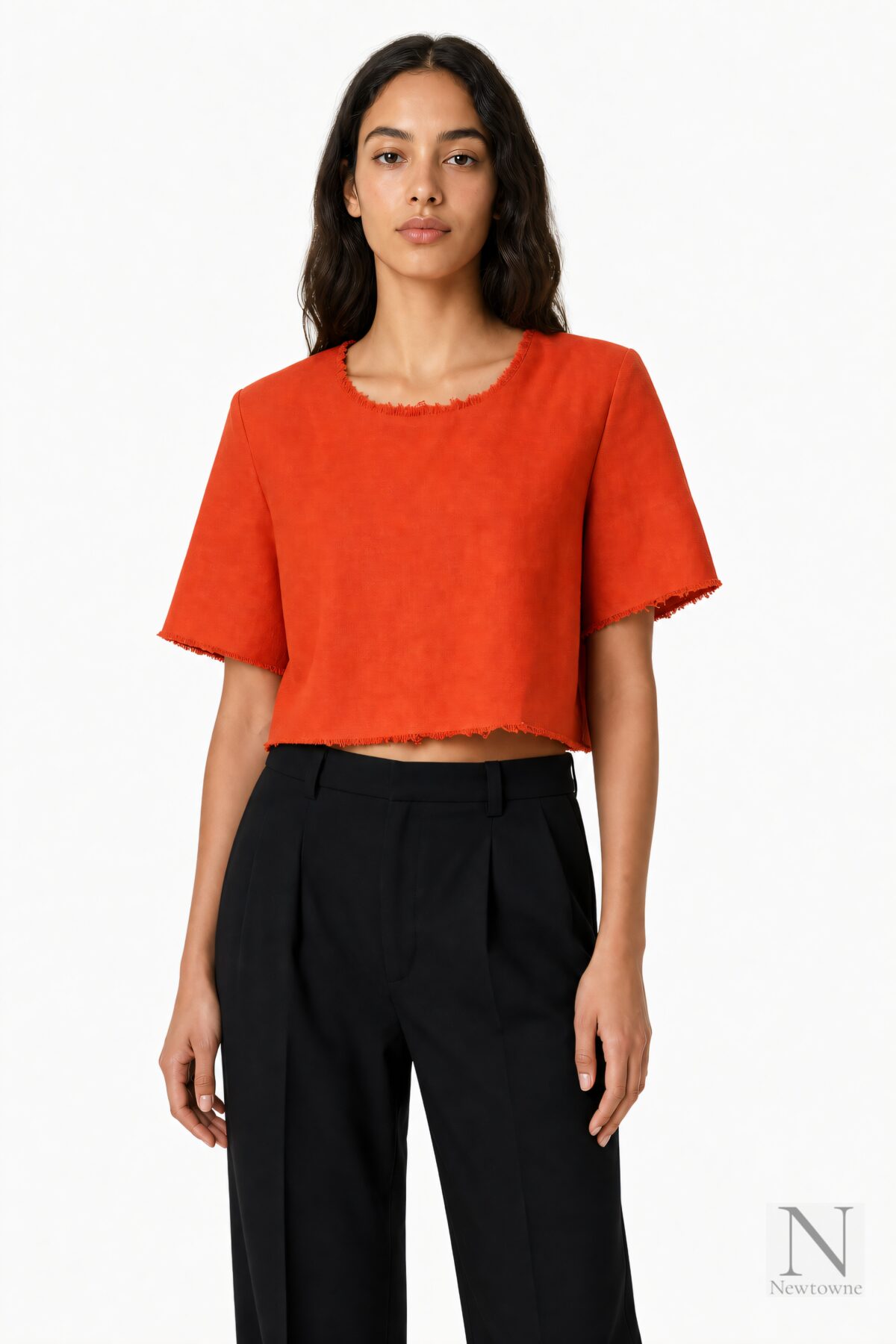 Celeste Tesoriero Conscious Canvas Top — Bright Red