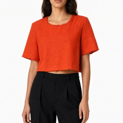Celeste Tesoriero Conscious Canvas Top — Bright Red