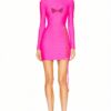 Dundas Coco Bijoux Mini Dress — Hot Pink