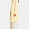 Christopher Esber Cotton Button Long Jacket — Yellow