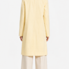 Christopher Esber Cotton Button Long Jacket — Yellow