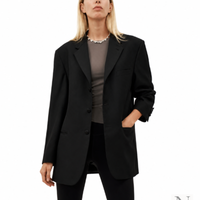 Havre Studio Tuxedo Blazer — Black