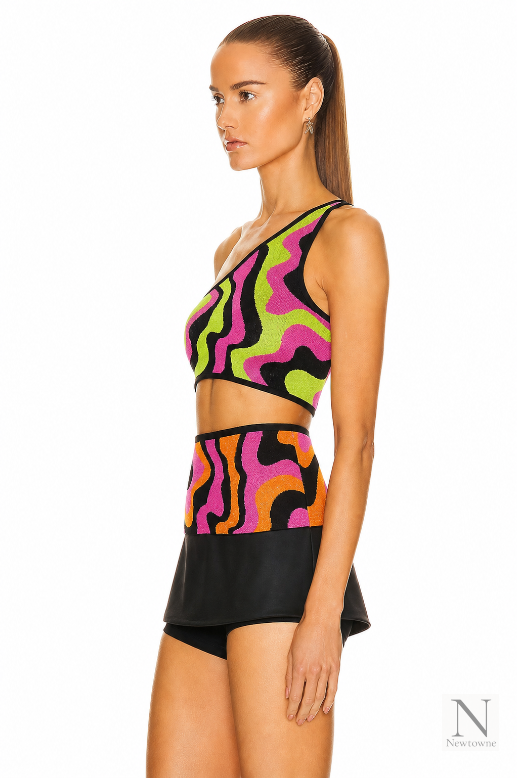 JoosTricot Cher Rainbow Cut Out Top — Rainbow