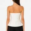 Maticevski Laure Swing Pearl Crush Top — Pearl