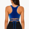 Ottolinger Velvet Lounge Bra — Blue