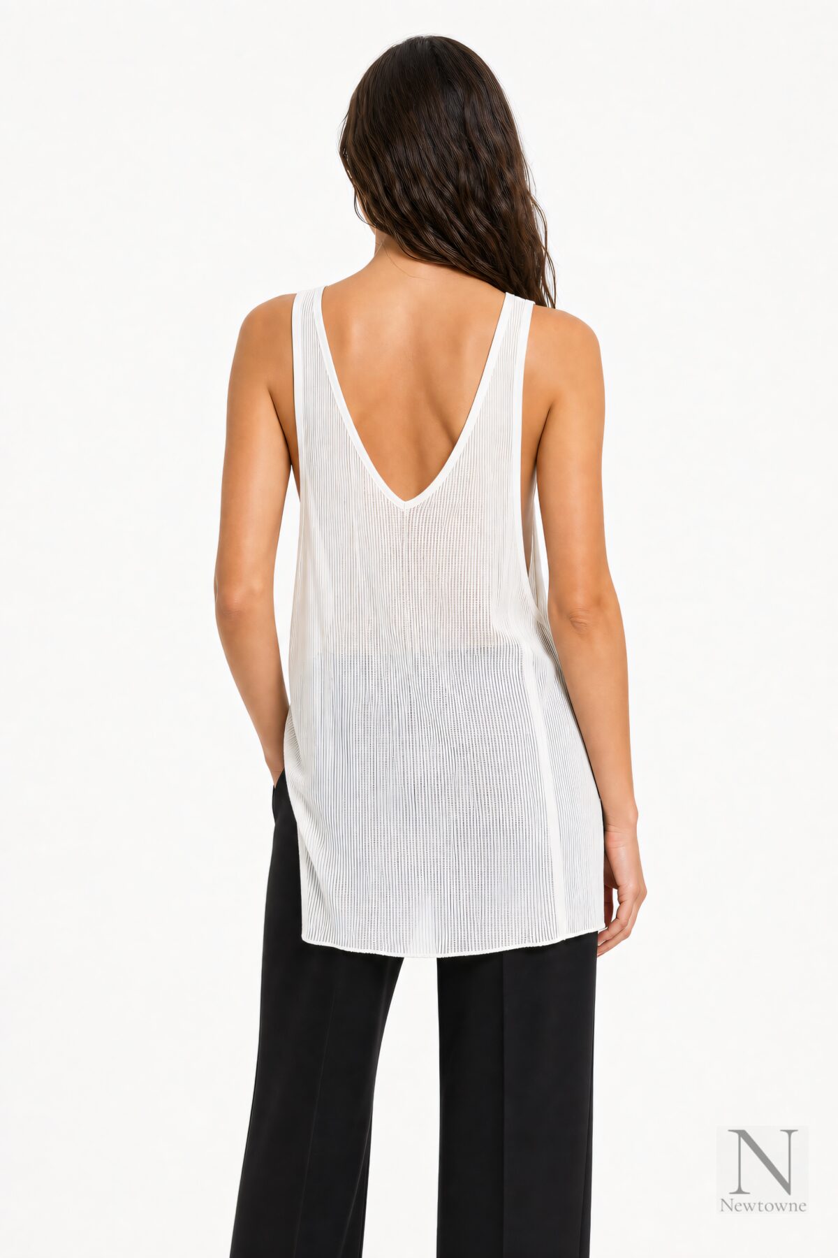 petar petrov Kalin Tank Top — White