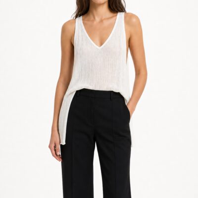 petar petrov Kalin Tank Top — White
