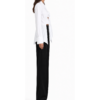 Sid Neigum Cotton Tie Blouse — White