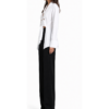 Sid Neigum Cotton Tie Blouse — White