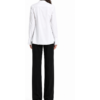Sid Neigum Cotton Tie Blouse — White