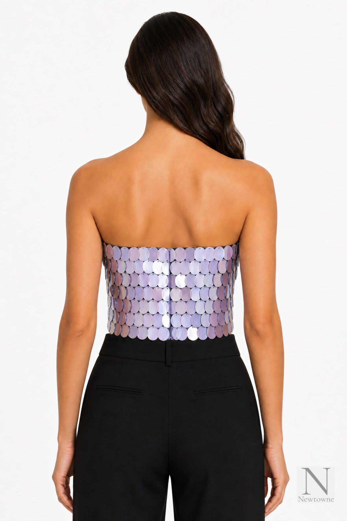 New Arrivals Sirena Mysian Top — Amethyst