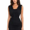 The Mannei Vilar Dress — Black